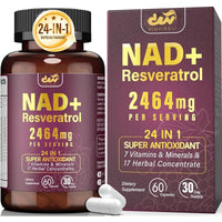 NAD supplement pure organic liposome NAD+containing resveratrol supplement - enhances NAD+anti - aging, energy, and focus - FloraDigest Co.