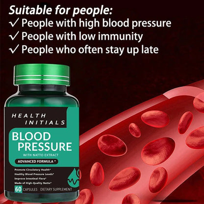 Nattokinase Capsules Blood Vessel Clean Dissolve Blood Clots Lowering Pressure Prevent Arteriosclerosis Improve Vascular Health - FloraDigest Co.