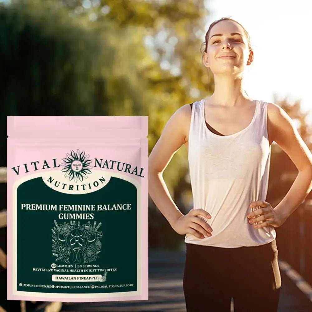 Premium Feminine Balance Gummies 30 Servings Help Regulate Physiological Balance And Enhances Immunity Rich In Multiple Vitamins - FloraDigest Co.