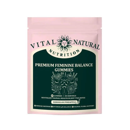 Premium Feminine Balance Gummies 30 Servings Help Regulate Physiological Balance And Enhances Immunity Rich In Multiple Vitamins - FloraDigest Co.
